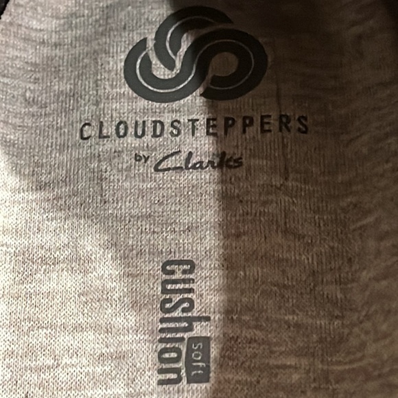 Clarks cloudsteppers flat Round toe tan slip on women size 10 - Picture 7 of 11